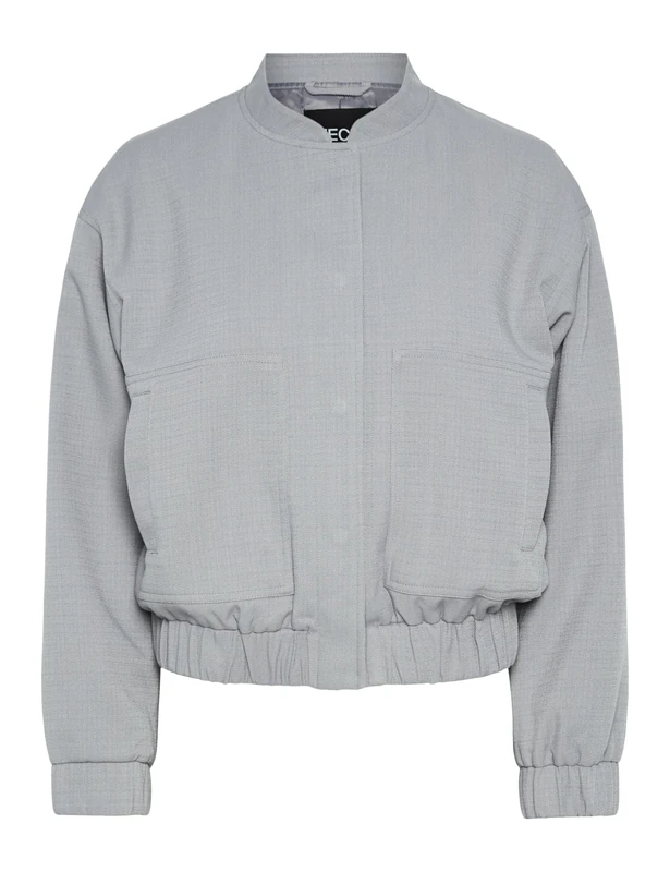 PIECES Pcannie Bomber Noos BC Women's Bomber Jacket, Ultimate Grey, x_l