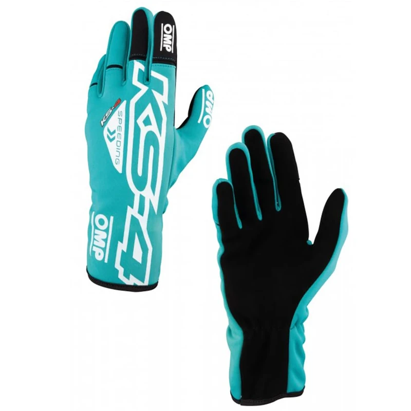 Ompracing OMP Kart Gloves KS-4 - Mint Green - Kids Size 5