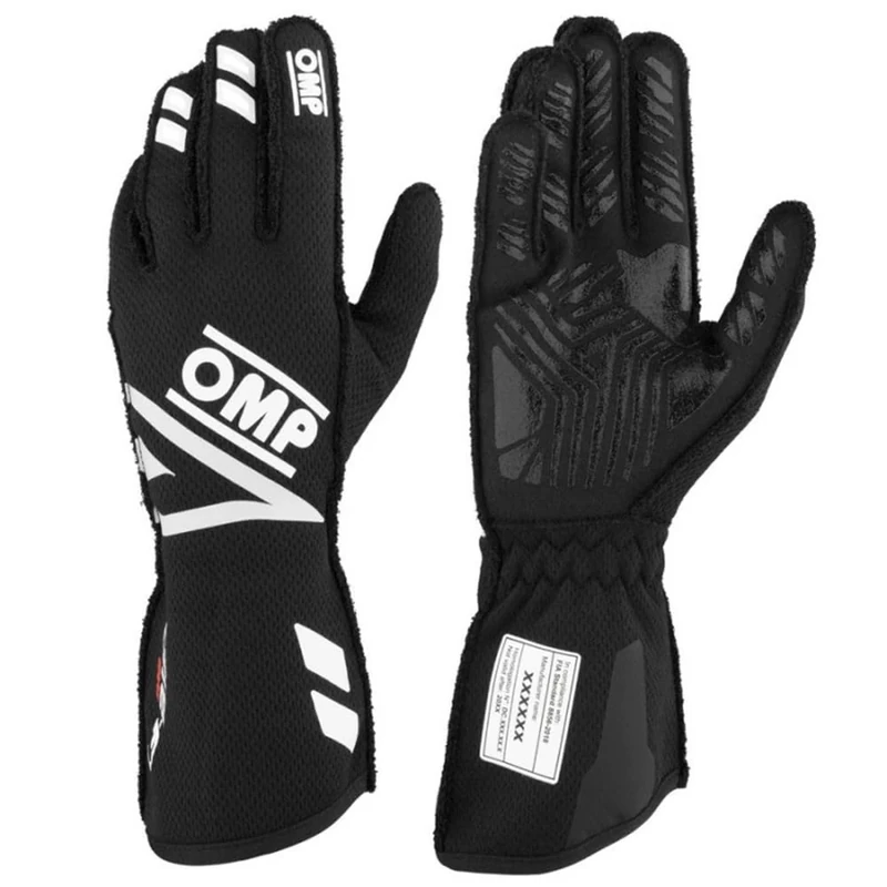 Ompracing Omp One Evo Fx Gloves FIA 8856-2018, Black, Size S