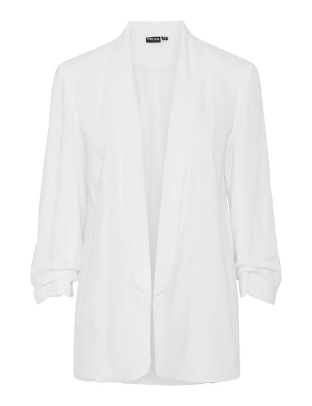 PIECES Pcpia Bosella Blazer Noos, Bright White, 6
