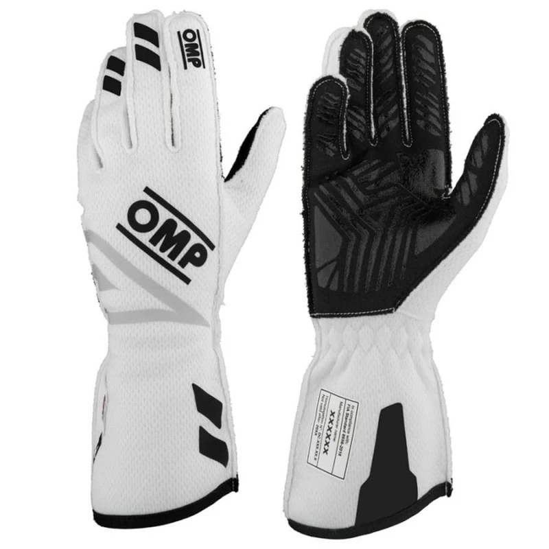 Ompracing Omp One Evo Fx Gloves FIA 8856-2018, White, Size XL