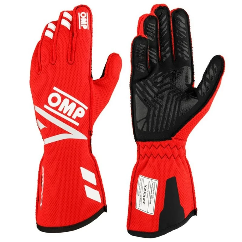 Ompracing Omp One Evo Fx Gloves FIA 8856-2018, Red, Size S
