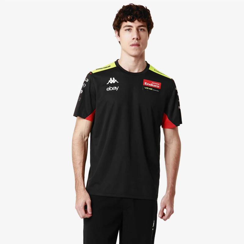 VR46 Team PERTAMINA,T-Shirt,Uomo,Black,L