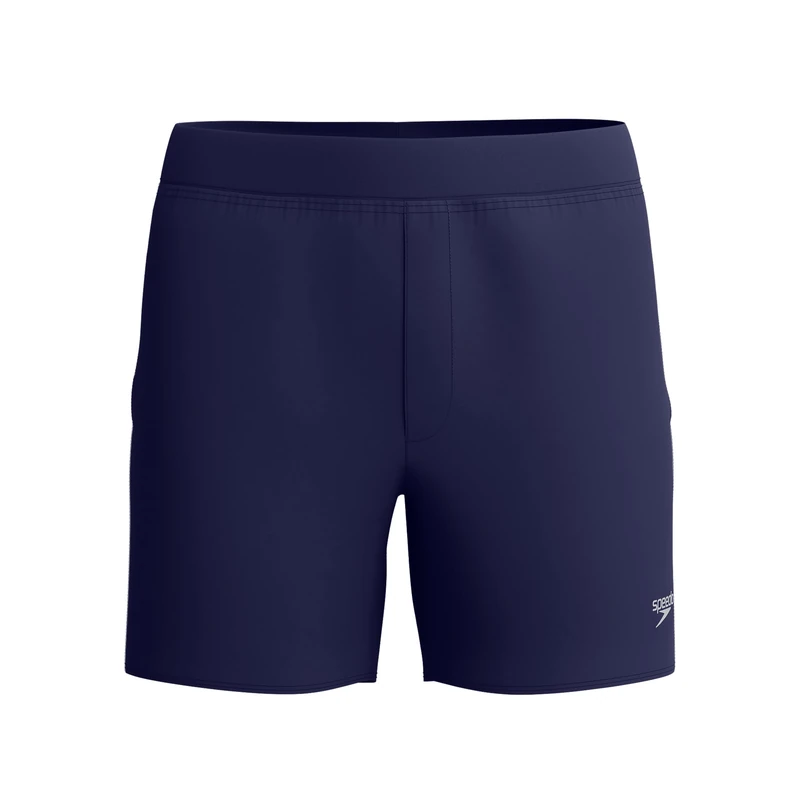 Speedo Men's Lookout Shorts | 4-Way Stretch Soft Fabric | Swim | Gym | Run | Quick Drying Shorts, Navy, L