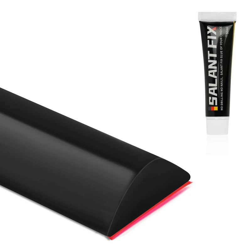 Flintronic 1M Wet Room Floor Barrier, Shower Threshold Water Barrier with 20G Glue, Silicone Water Retaining Strip for Kitchen, Bathroom