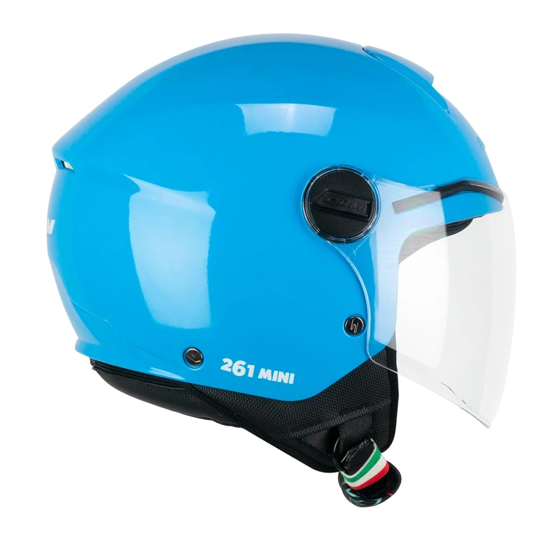 CGM Open Face Young Helmet, 261A MINI MONO Celeste, YS (48 cm)