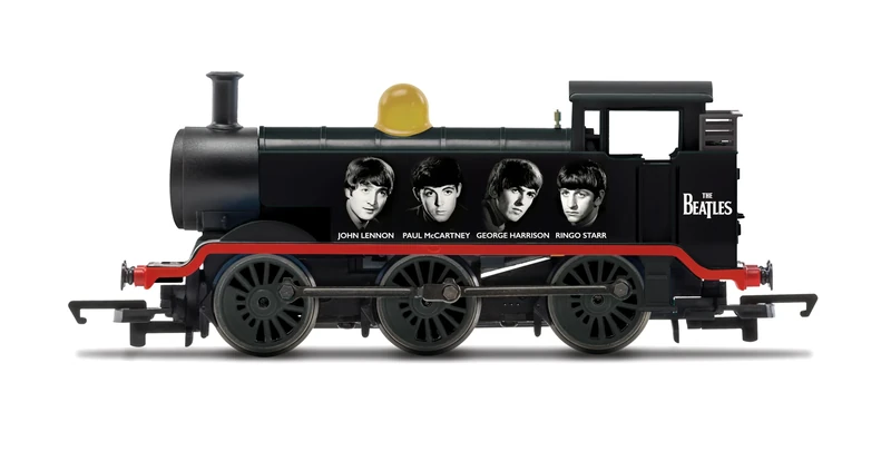 Hornby Steam Train - R30336 The Beatles 0-6-0 00 Gauge Locomotives for Train Set, Engine Models for Adults - 1:76 Scale Model Gift, Black