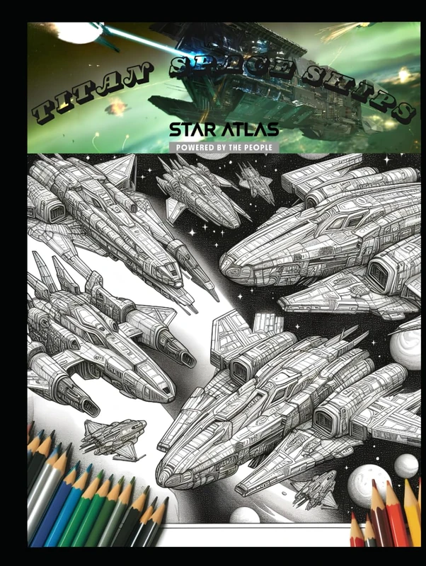 Titan Space Ships: Titan Space Ships Inspired By Star Atlas 50+ Pictures To Color
