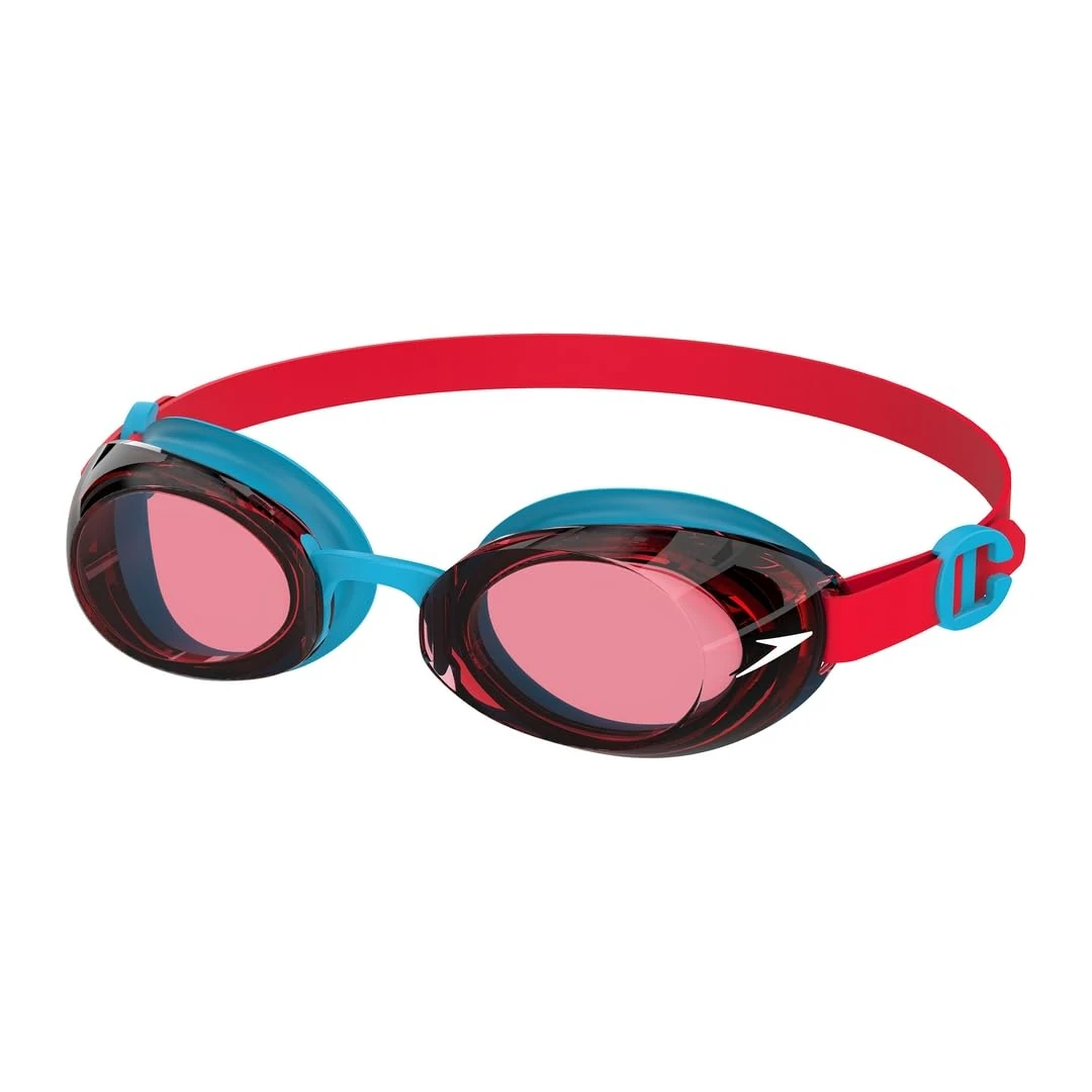 Speedo Unisex Kids Jet 2.0 SwiMing Goggles | Enhanced Vision, Turquoise, One Size