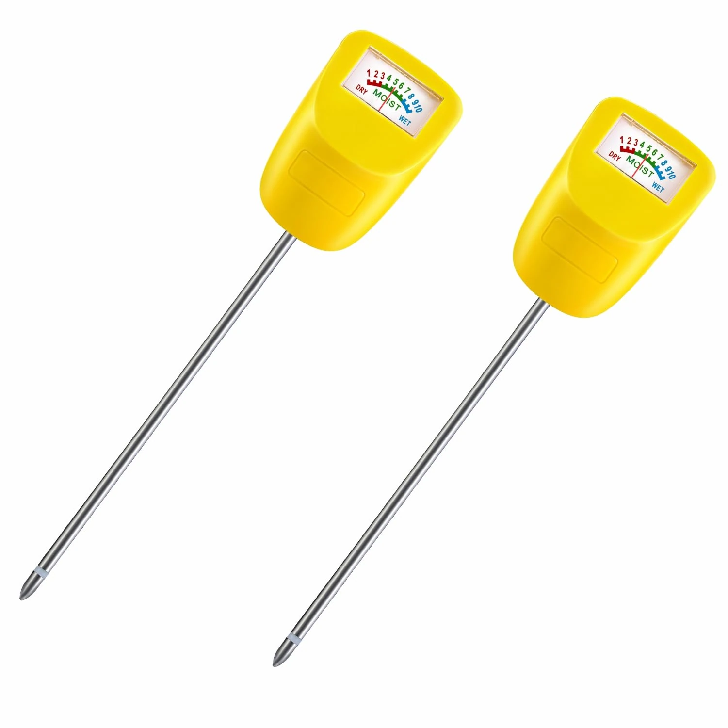 XLUX Plant Soil Tester Meter, Soil Moisture Meter Sensor, Water Monitor for Gardening, Farming, Home, Indoor and Outdoor Plants, Flower, 2 Pack