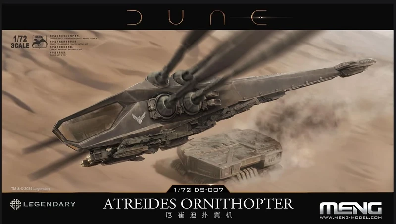 Meng Model 1:72 - Dune Atreides Ornithopter
