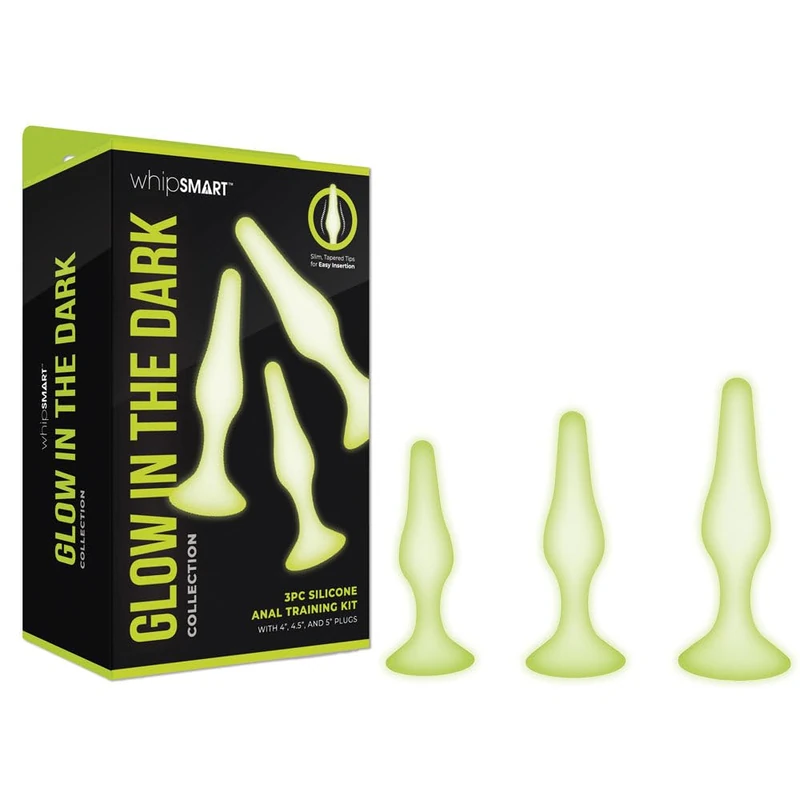 Whipsmart 3 Pcs Glow in The Dark Silicone Training Kit White One Size