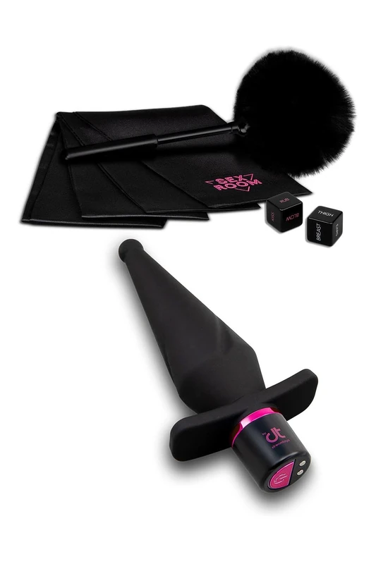 Dream Toys Sex Room Play Kit Anal Plugs Black One Size
