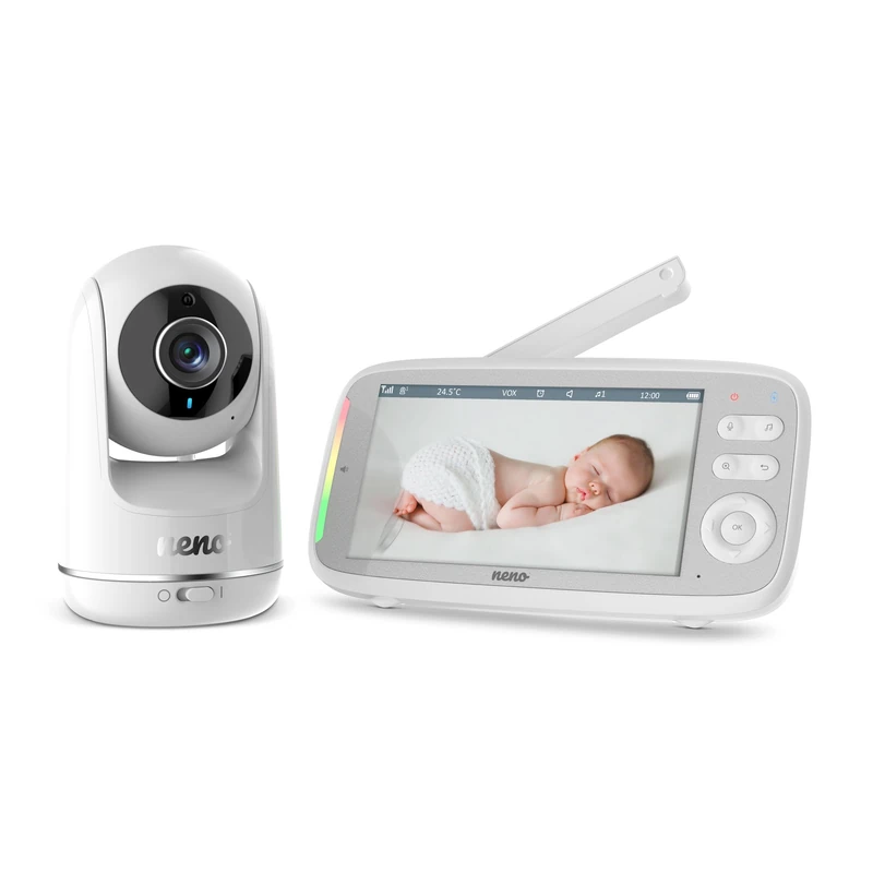 NENO® Vista WiFi Baby Monitor - Full HD - 5 Inch LCD - 50 m Range - Night Vision - Image 1