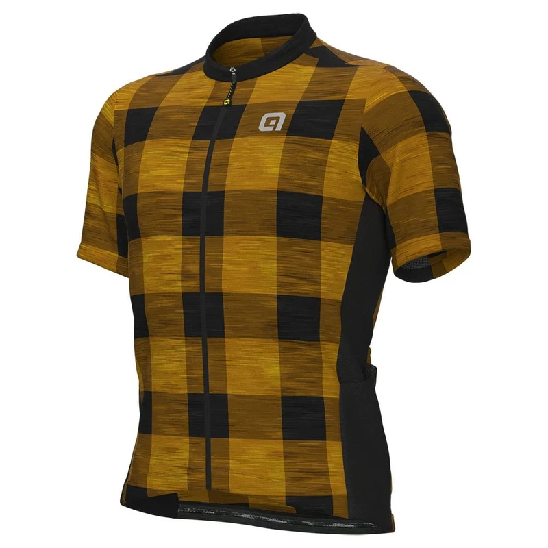 Alé Cycling Men's Off Road - Gravel Scottish Short Sleeve Jersey, Brown, M