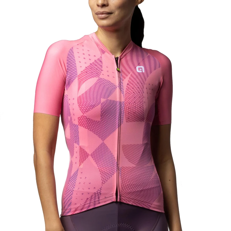 Alé Cycling Women's Pragma Enjoy Short Sleeve Jersey, Pink, XL