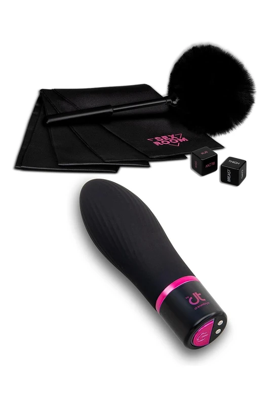 Dream Toys Sex Room Vibe Kit Masturbator Flesh Black One Size