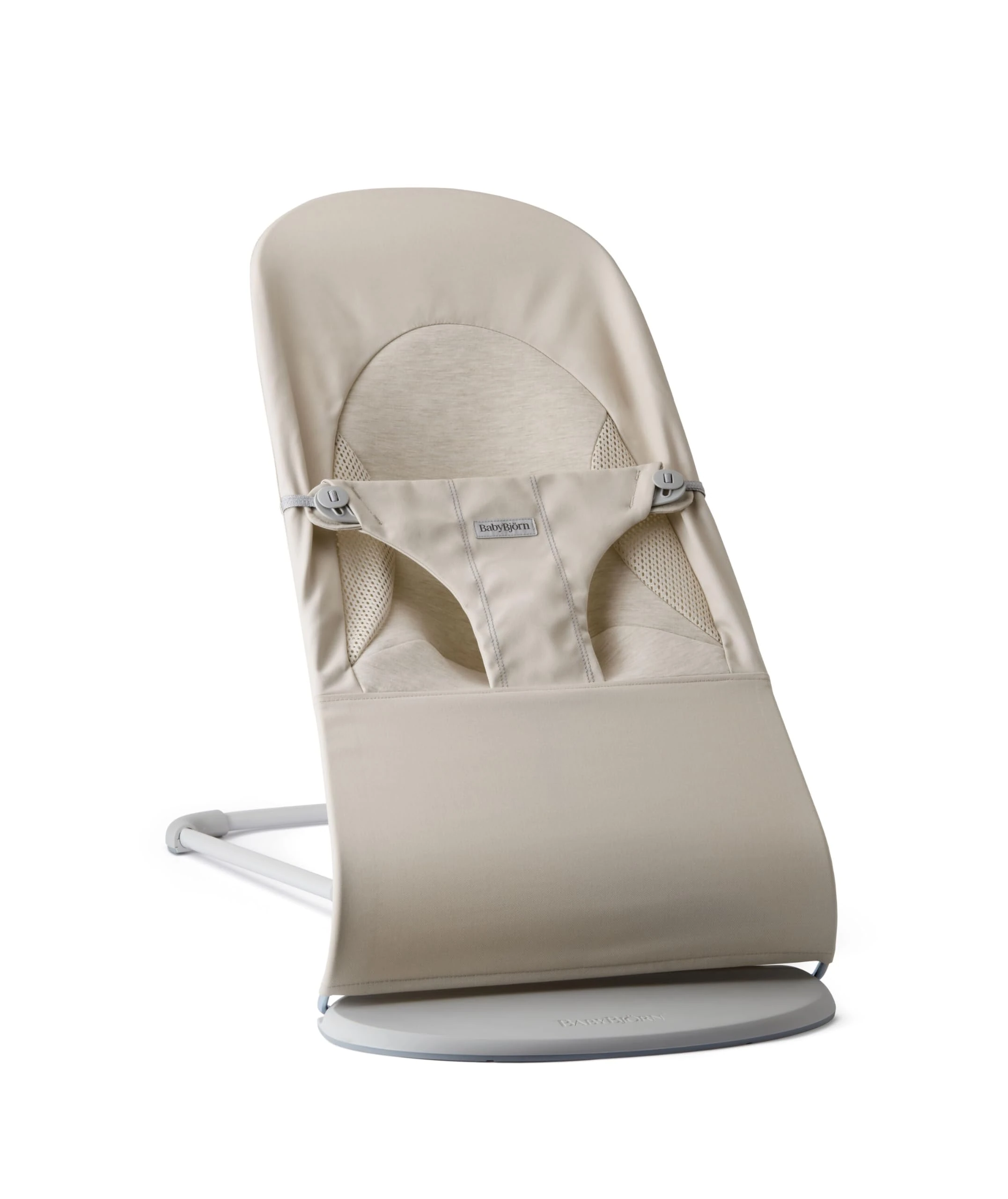 BabyBjörn Bouncer Balance Soft Woven/Jersey, Tri-Fabric, Light Beige
