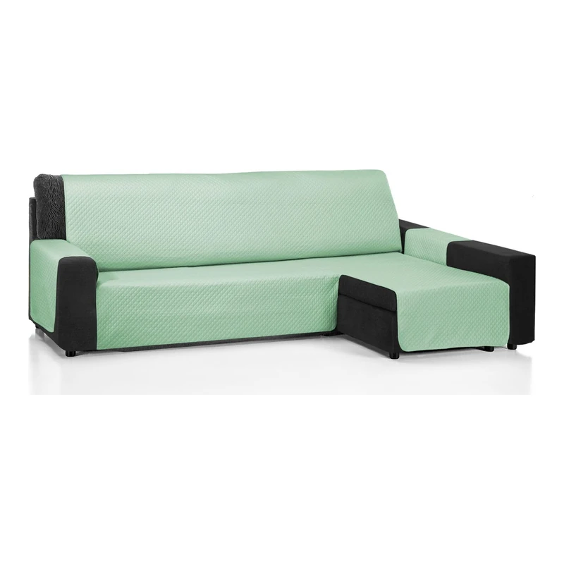 ECOMMERC3 | Cover for Chaise Long Sofa 240 cm Validó for Chaise Long Arm Right and Left - Adjustable Chaise Sofa Cover - Aquamarine Colour