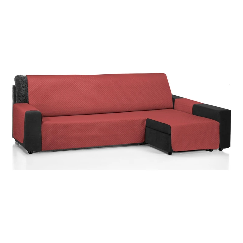 ECOMMERC3 | Chaise Long Sofa Cover 280 cm Validó para Chaise Long Arm Right and Left - Adjustable Chaise Sofa Cover Red