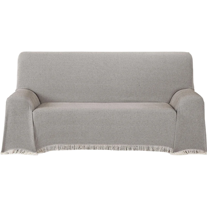 ECOMMERC3 | Multipurpose Bedspread Size 180 x 260 cm for Sofa or Bed – Multi-purpose Foulard Extra Soft Touch Brown
