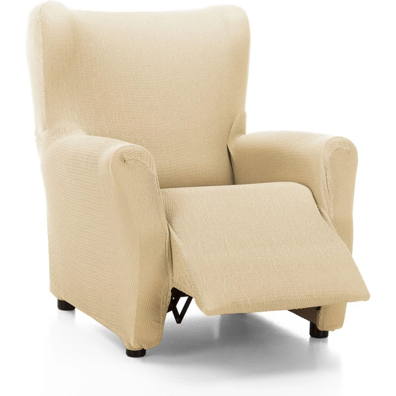 ECOMMERC3 | Full Elastic and Extra Soft Relax Armchair Cover Beige - Adjustable Relax Armchair Cover 100% Made in Spain