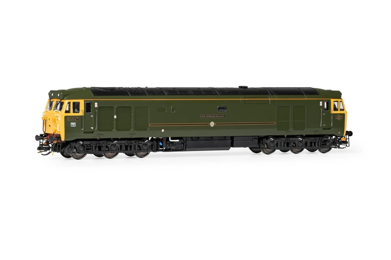 Hornby TT:120 TT3013M BR, Class 50, Co-Co, 50007, 'Sir Edward Elgar' - Era 8 Railway Locomotives, Green