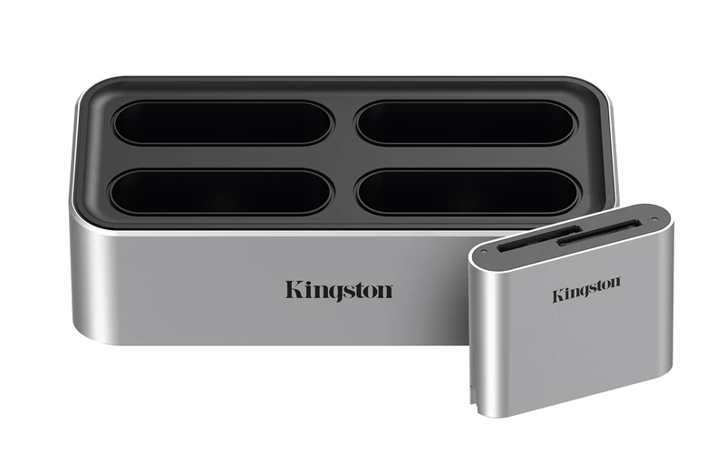 Kingston Workflow Station Dock and SD Reader USB-C 3.2 Gen2 w/Dual-Slot SD UHS-II - WFS-S