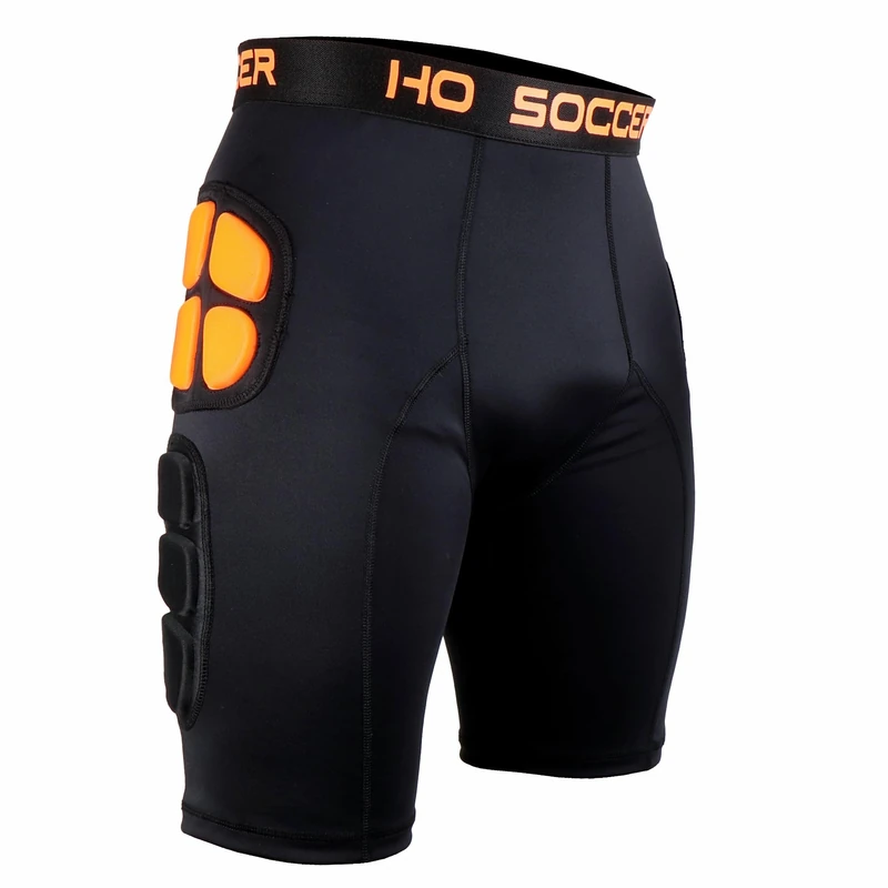 HO Soccer Goalkeeper Shorts Impact Shield SR, Unisex Adult, Black, S
