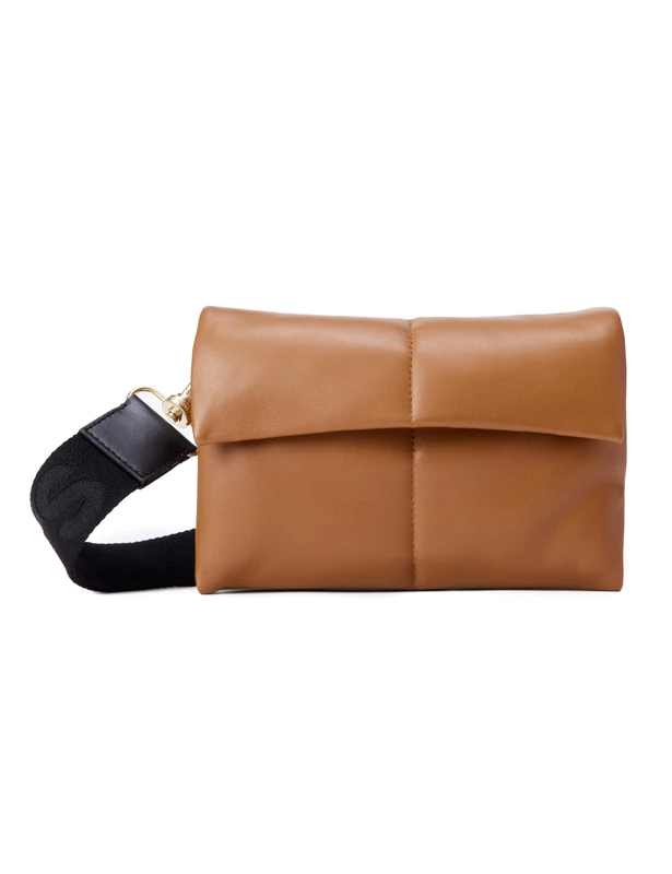 AllSaints Women's Ezra Quilt Crossbody, Sepia Brown, S - Image 1