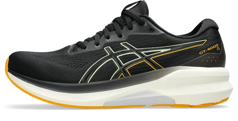 ASICS Men's Gt-4000 4 Sneaker, Black/Amber, 12 Wide