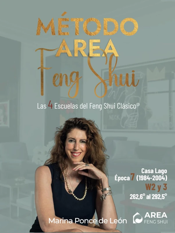 Método Area Feng Shui. Casa Lago Época 7 (1984-2004) W2 y W3 (Entre el grado 262,6º al grado 292,5º).: Las 4 Escuelas del Feng Shui Clásico®.