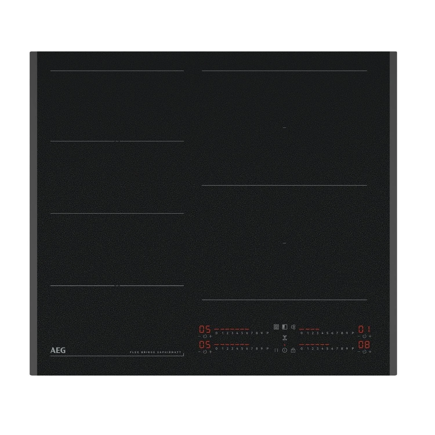 AEG 6000 Series 60cm 4 Zone Induction Hob with FlexiBridge Zone