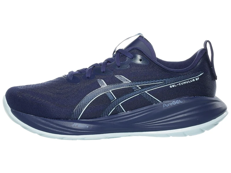 ASICS Men's Gel-Cumulus 27 Running Shoes, Indigo Blue/Cool Grey, 8 UK