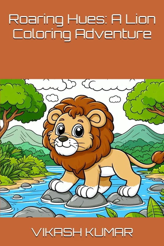 Roaring Hues: A Lion Coloring Adventure