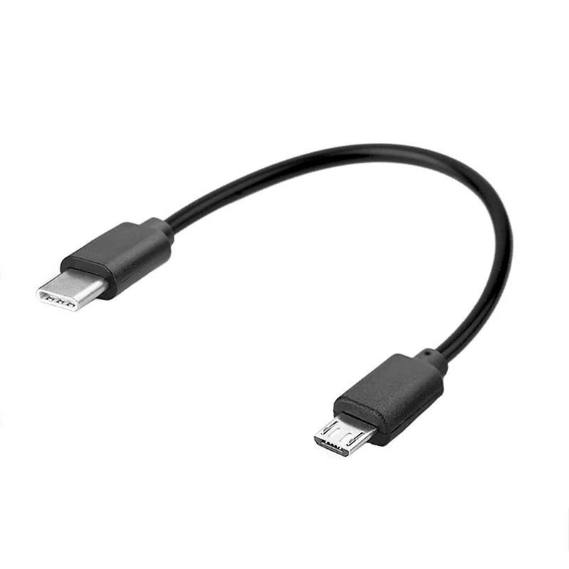 EBVincxmk 0.3/1Meter USB C To Micro USB OTG Cable Safe Chaing Wire Computer Efficicency Data Transfer Cable Type-c To Micro USB Cable Wire Data Sync Transfer Cord For Computer Cellphone Tablet