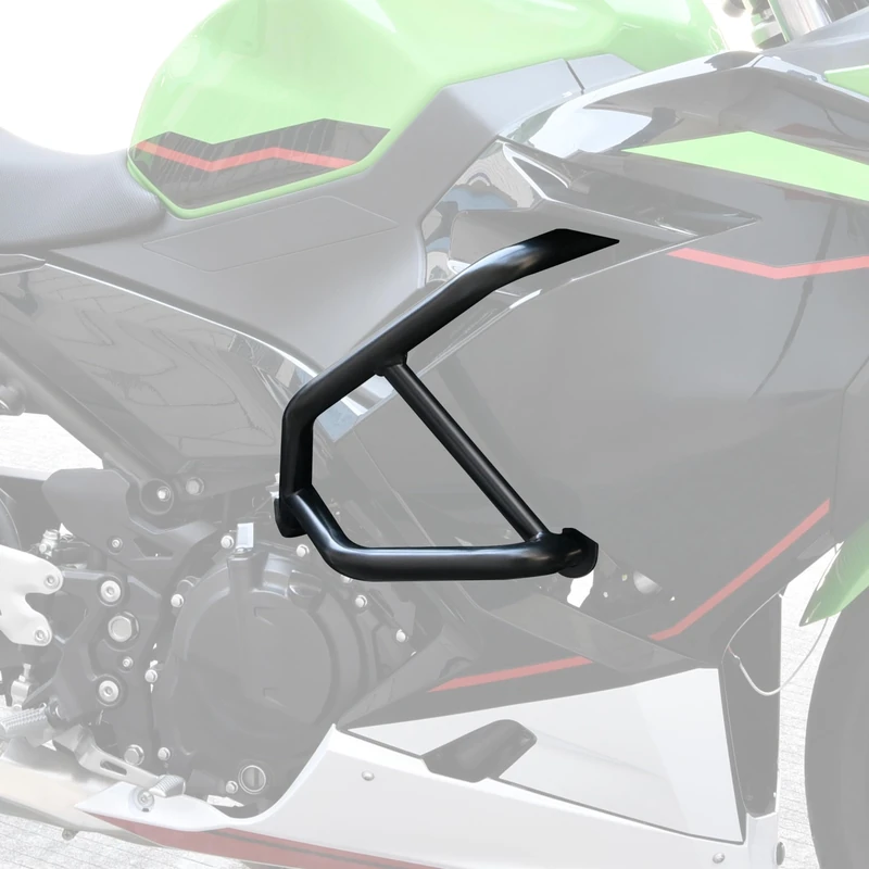 VEISUTOR Motorcycle Steel Engine Highway Bumper Guard Protector for Kawasaki Ninja 400 250 18-24, Black Crash Bar Side Frame Guard Protection for Kawasaki Ninja 400 250 2018-2024 Accessories,1 Pair