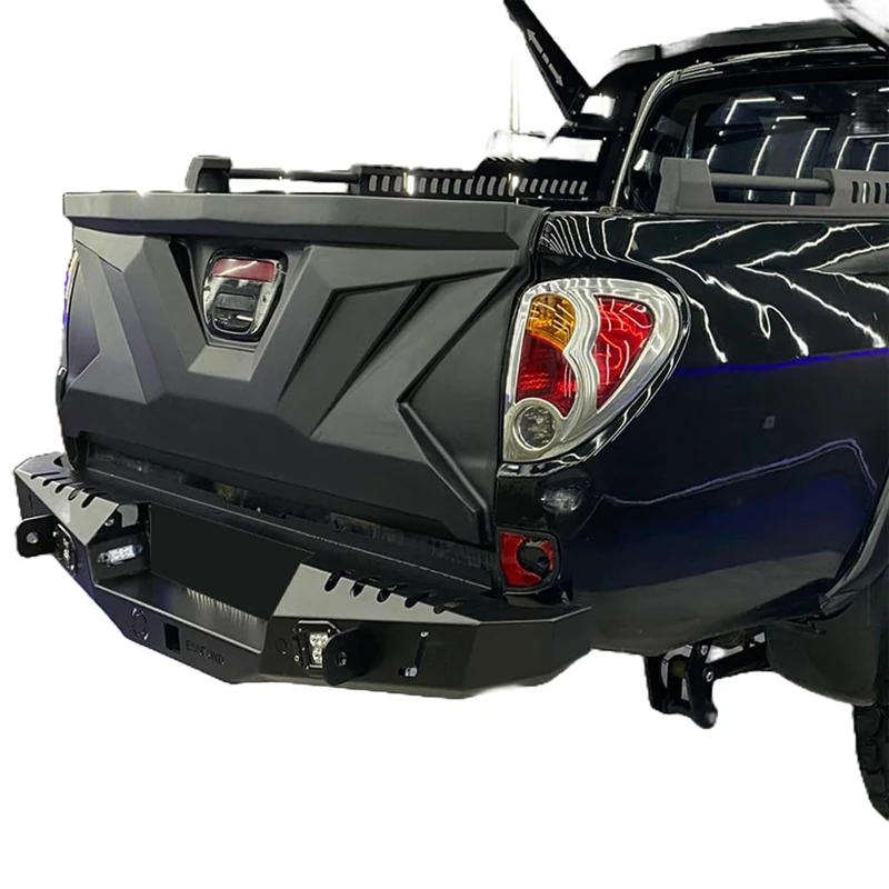 ONEWAY Tailgate Cover compatible with Mitsubishi L200 Triton 4 2010-2014 - Matt black