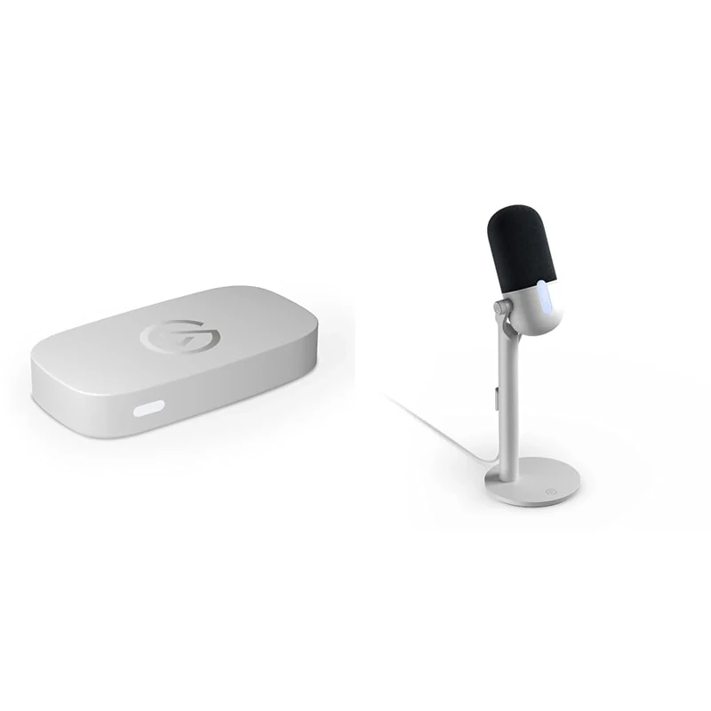 Elgato Neo Gaming Bundle - Game Capture Card 4K60 HDR Passthrough with Wave Neo USB Mic – Ideal for PS5/Xbox/Switch/iPhone Streaming, Gaming, Voice Recording – Plug & Play on PC/Mac/Laptop/Ipad