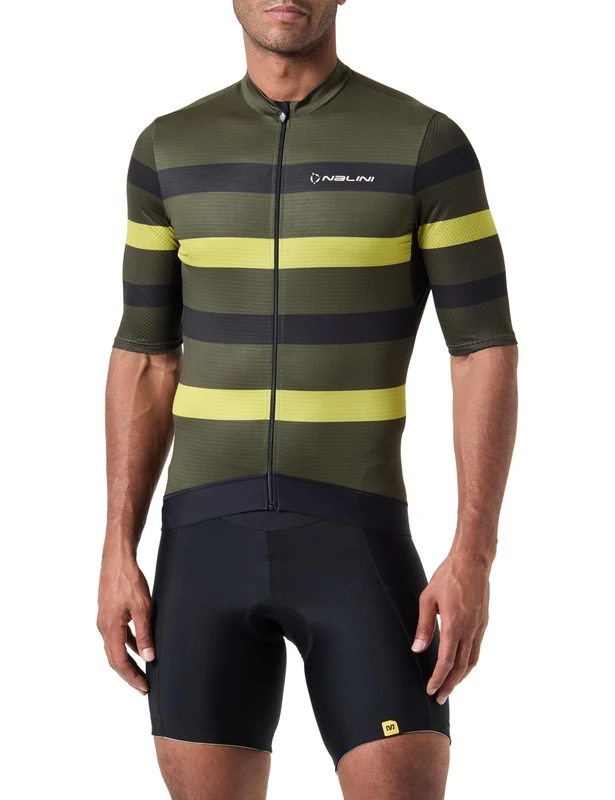 Nalini 03254501100C000.10 Respect SS Men's T-Shirt Forest Green S, Forest Green, S