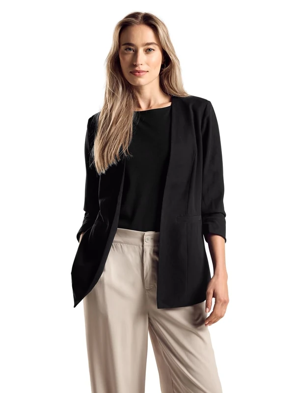 Street One Women's A212211 Open Blazer, Black, 14 - Image 1
