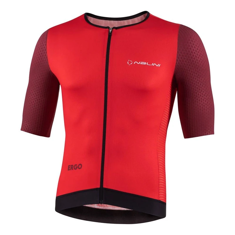 Nalini 03253401100C000.10 Laser Men's T-Shirt Red/Burgundy 4XL, Red/Burgundy, 4XL - Image 1