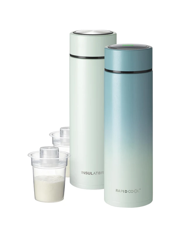 Nuby RapidCool Portable Baby Bottle Maker Twin Pack - Blue