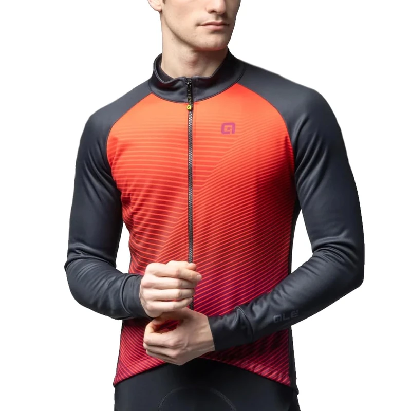 Alé Cycling Men's Pragma Modular Jacket, Red, L