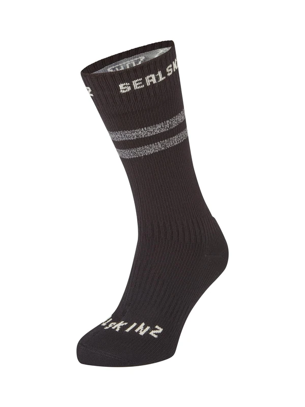 SEALSKINZ | Runton | Unisex Waterproof Cold Weather Mid Length Merino Wool Lined Sock | Outdoor Adventure & Winter Sports, Hiking | Hydrostop to Block Water Penetration