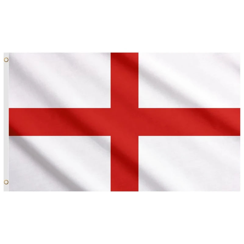 Second Ave England Flag 5ft X 3ft Large Double Sided With Brass Eyelets English World Cup Euros St Geroge's Flag