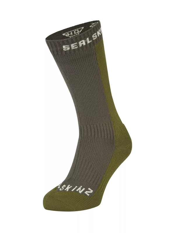 SEALSKINZ | Starston | Unisex Waterproof Cold Weather Mid Length Merino Wool Lined Sock | Outdoor Adventure & Winter Sports, Hiking | Three-Layer Insulation Technology