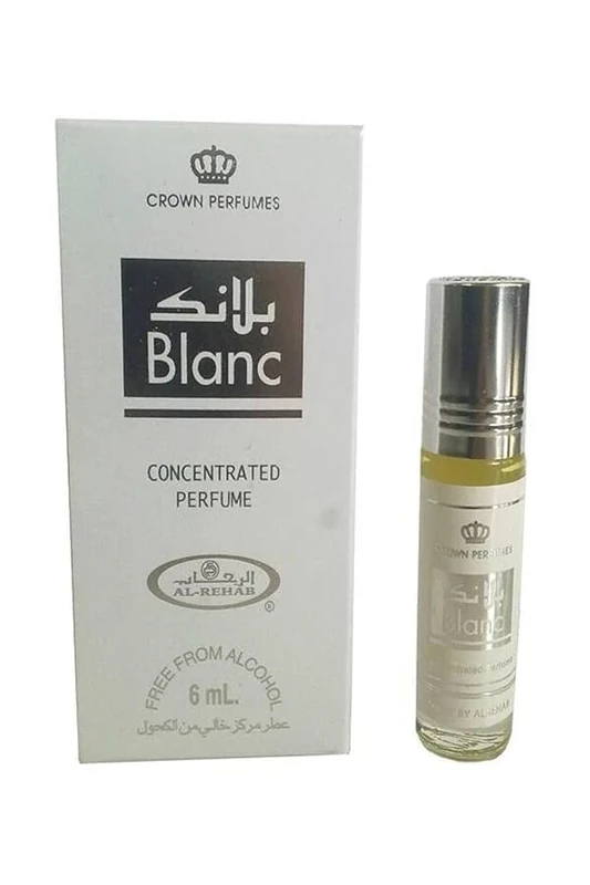 Blanc Eau de Toilette Perfume by Crown, 6ml, Alcohol Free
