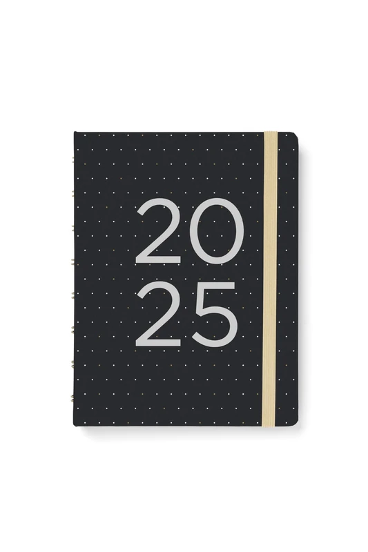 Filofax A5 2025 Planner - Moonlight black - Image 1