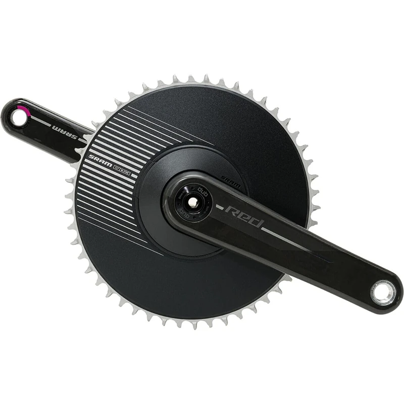 Sram Red Dub Aero E1 Crankset, Speed: 12, Axle: 29mm, BCD: 8 Direct Bolts, 50, Dub, 172.5mm, Black